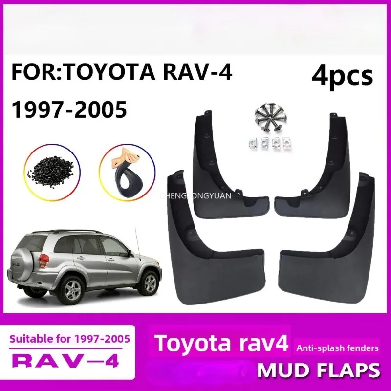 

1997-2005 FOR Toyota RAV-4 Mudguard RAV4 XA20 Fender Mud Flaps Guards Splash Mudflaps Car Accessories Front and rear wheels