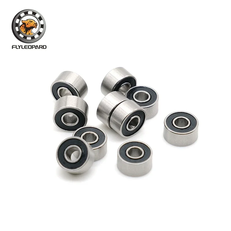 2PCS 3X8X4mm S693 2RS ABEC-7 LD 3x8x4mm Stainless Steel Miniature Ball Bearing Fishing Vessels