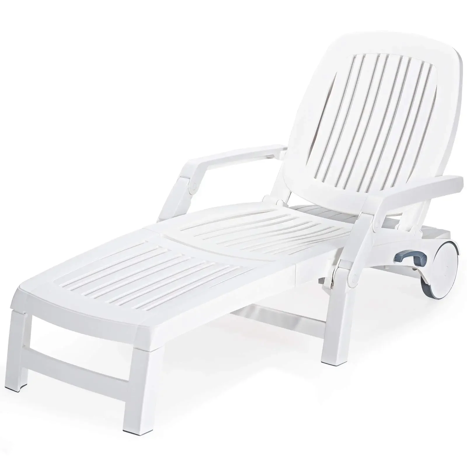 

Outdoor Sun Lounger Swimming Pool plastic beach chair
