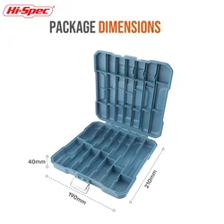 Empty Drill Bits Storage Box Toolbox Tool Accessories Woodworking Drill Bit Storage Container Nail Cutters Bit Organizer Case