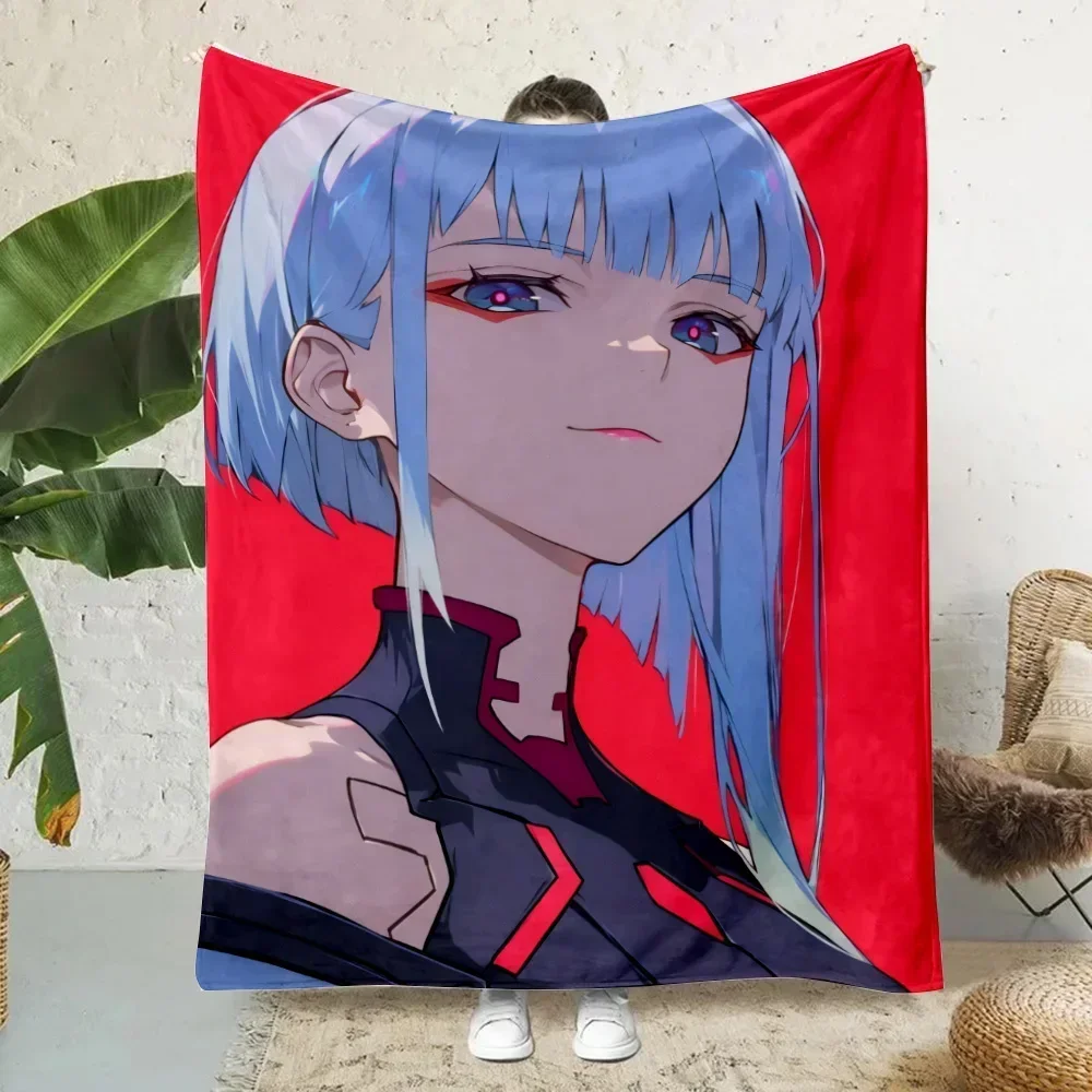 

Cute Cartoon Rebecca Printed Picnic Blankets Warm Blanket Soft and Comfortable Blanket C-C-Cyberpunks-Home Travel Birthday Gift