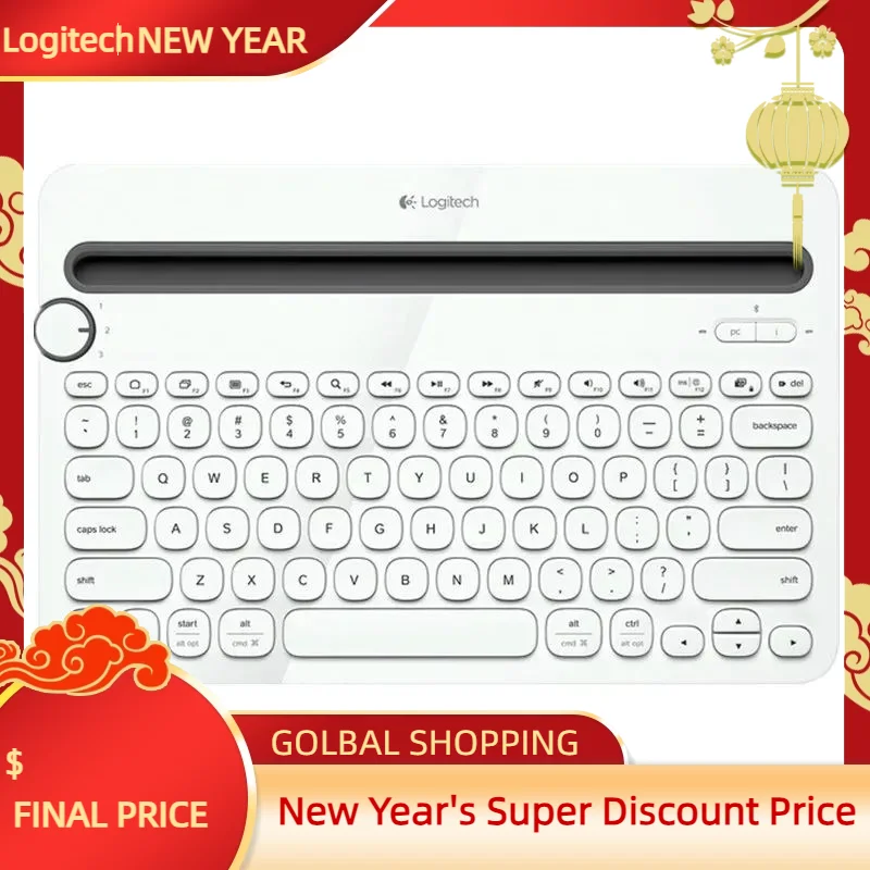 

Logitech Bluetooth Multi-Device Keyboard K480 for Computers, Tablets and Smartphones