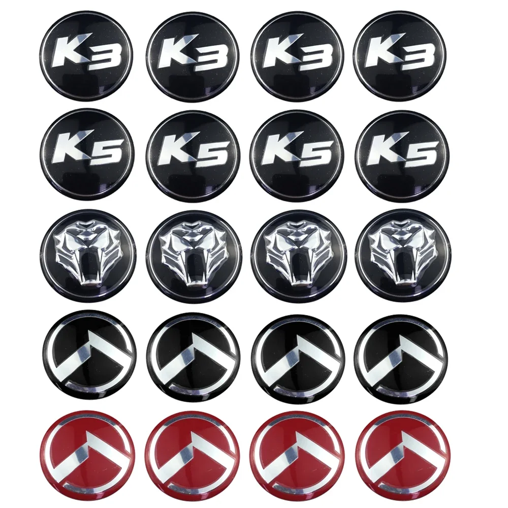 56mm Car Wheel Center Emblem Hub Sticker Auto Tire Hubcaps Badge for K3 K5 K2 KX1 Pregio Sportage Sedona Niro Rio Forte Cerato