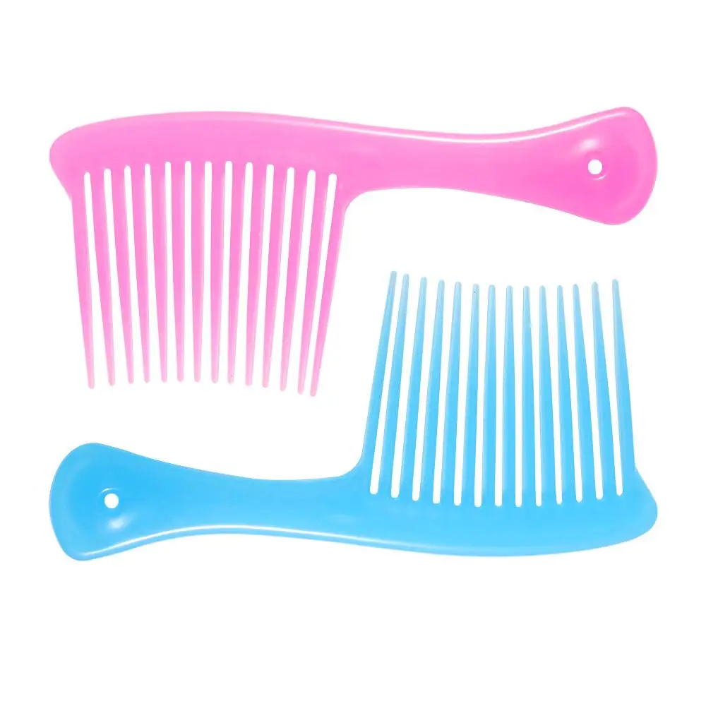 Hairdressing Large Wide Tooth Comb Anti-static Smoothing Comb Dyeing Styling Brush Straight Portable Oil Head Comb