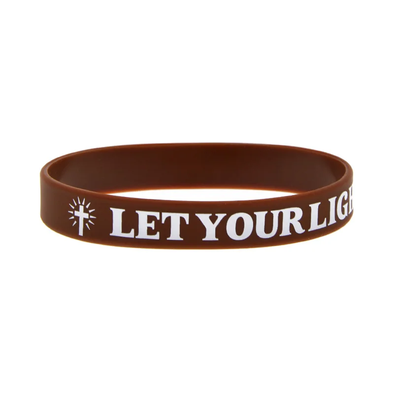 50 Pcs Jesus Silicone Bracelets Prayer Scripture Saved by Grace Philippians 4：13 Matthew 5：16 Luke 18:1 Bangles