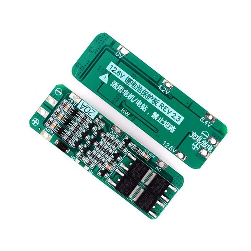 30PCS 3S 20A Lithium Battery 18650 Charger PCB BMS Protection Board 18650 Li-Ion Battery Charging Module 11.1V 12V 12.6V