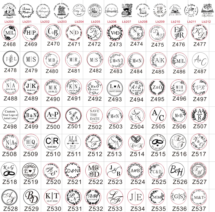 Design Your Own Embosser Stamp / Custom Embosser Seal for Personalized / Wedding Seal