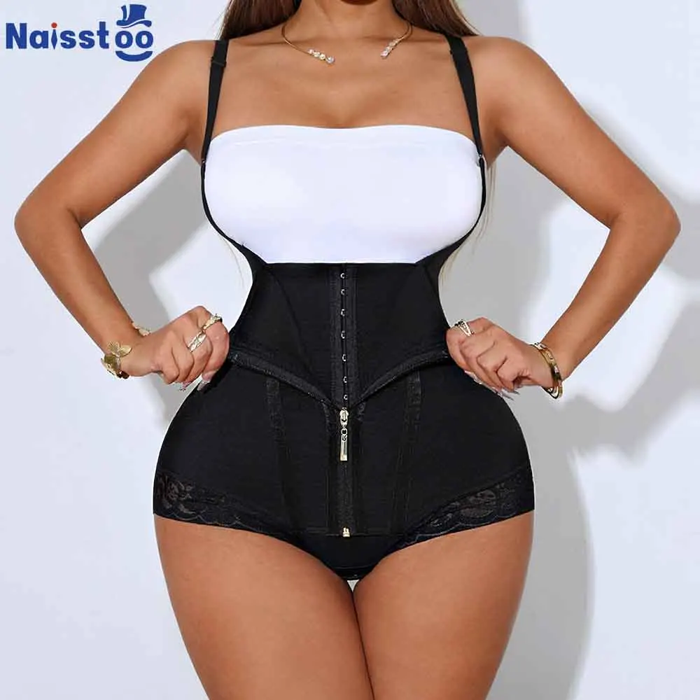 

Naisstoo Colombian Girdles Shapers for Tummy Control Women Reducing and Shaping Bodysuit Waist Trainer Body Shaper Panties