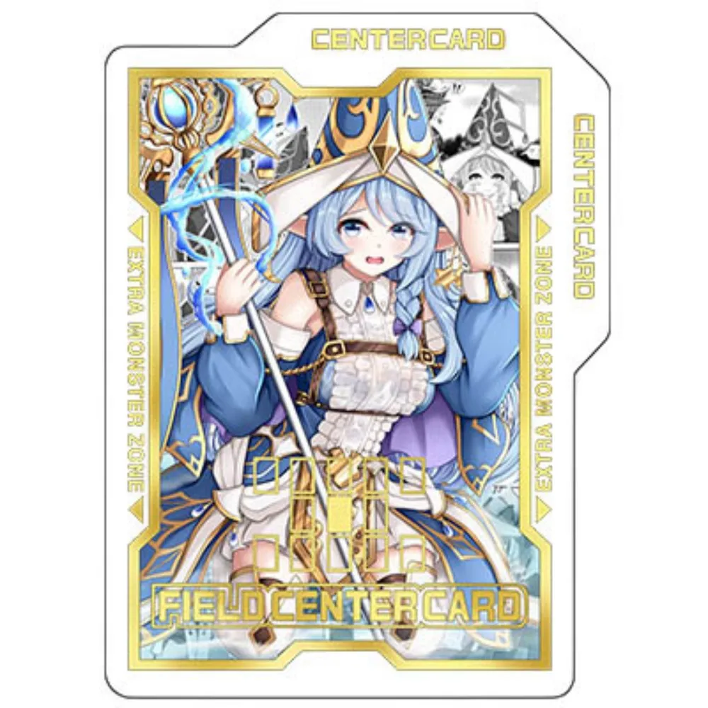 بطاقات مركز الميدان Yugioh Tcg Sky Striker Ace Evil Twin Aquamancer of the Sanctuary Roze لعبة أنيمي لعبة تقسيم بطاقة الأكريليك