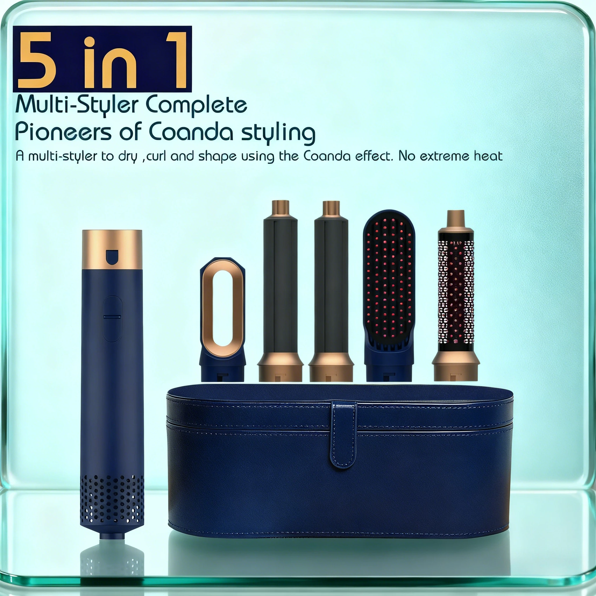 

Фен 5 в 1 и расческа горячего воздуха с щипцовкой для завивки волос, выпрямитель для быстрого выживания, завивки и укладки волос