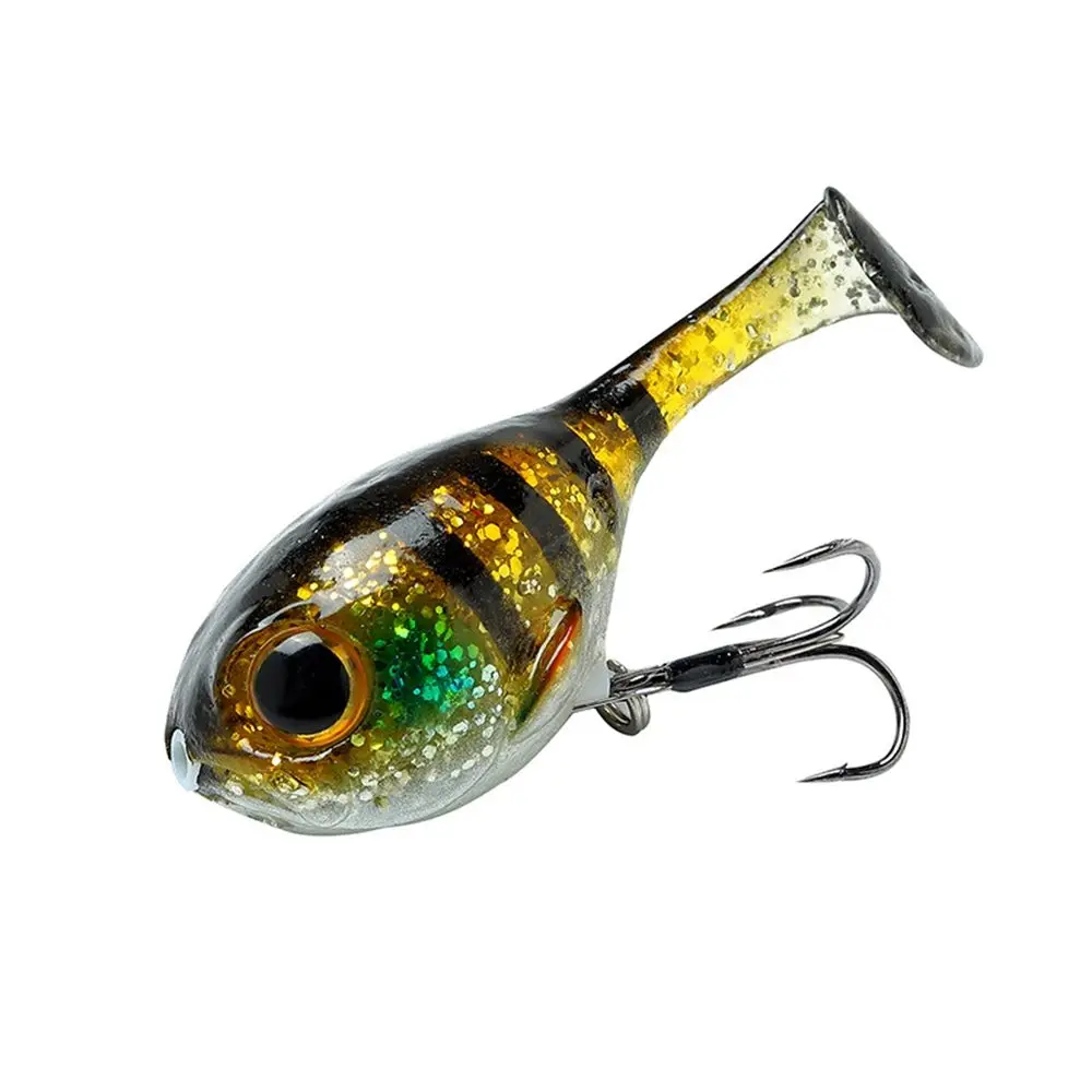 Hot Swim High Quaility Balloon fish Lure with hook Silicone Artificial Soft Bait Worm Barbed Hook