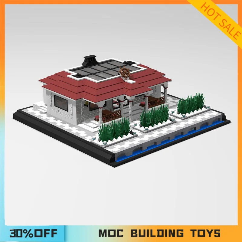 

2456PCS Customized MOC Holiday Restaurant Street View Building Blocks Technology Bricks Creative Assembly Toys Holiday Gifts