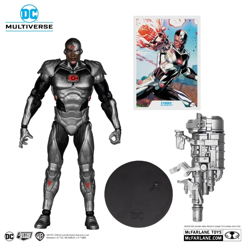 In Stock McFarlane Reborn Cyborg 1/12 Movable 7-inch Hand Model Doll Ornament Toy Movable Doll Gift Model