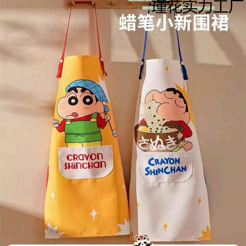 مريلة خصر شين تشان كرتونية للشباب، المطبخ، المنزل، مضادة للبقع، الطبخ، مقاومة للماء والزيت #1