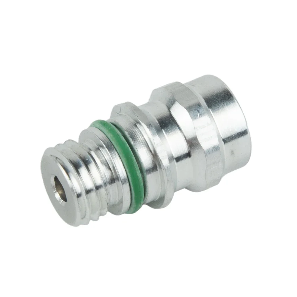 A/C Service Valve High Side R134a Port Adapter With Replaceable Valve Cores High Side Primary A/c Fittings ﻿Car Accessories