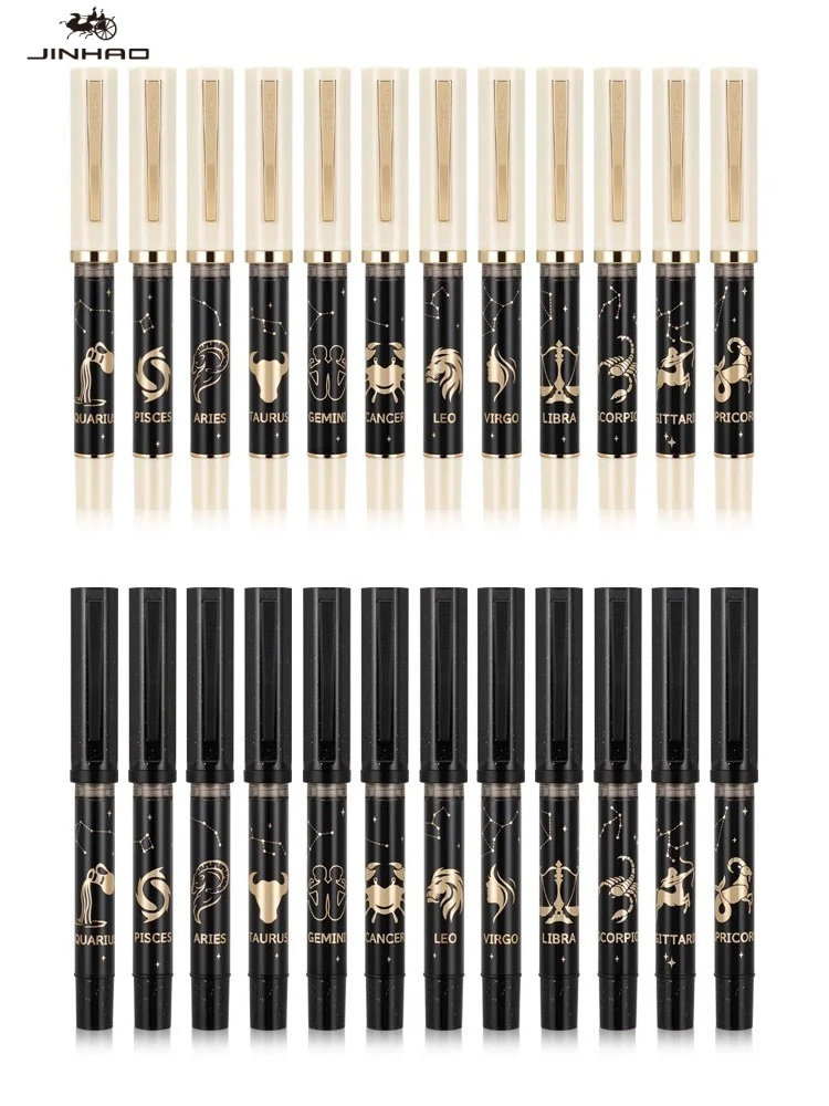 

JINHAO 58A Constellation Design Fountain Pen With Posture Correcting Grip Replaceable Ink Cartridge School Supplies Stationery