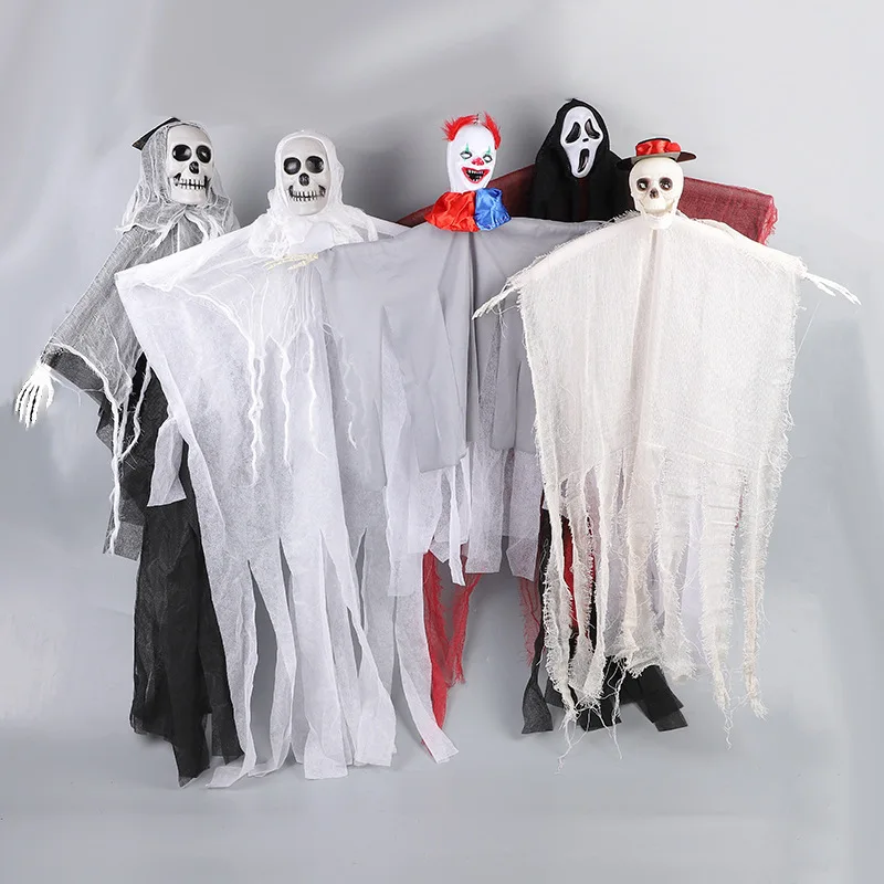 

Skull, Halloween props, horror head bar, haunted house atmosphere decoration, mummy head