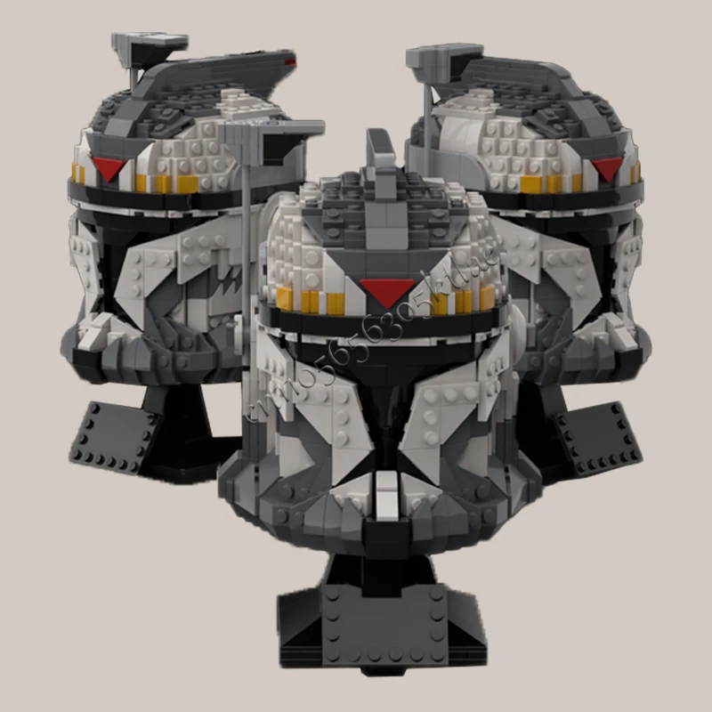 897 pçs espaço clone exército lote mau capacete clone comandante estrela filme coleção final personalizado puzzlediy modelo crianças aniversário