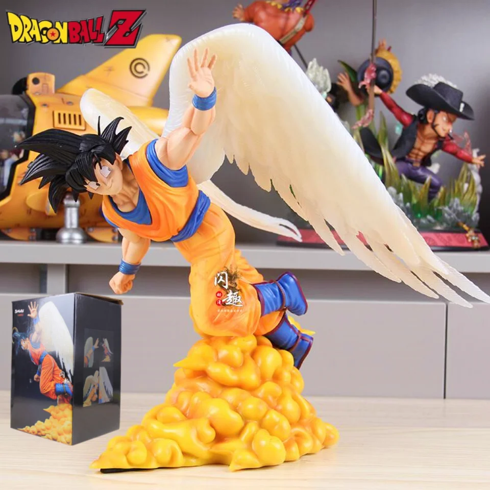 

Dragon Ball Z Anime Figure Angel Son Goku Turning Back 28cm GK PVC Statue Model Figurine Collection Car Ornament Toy Gifts