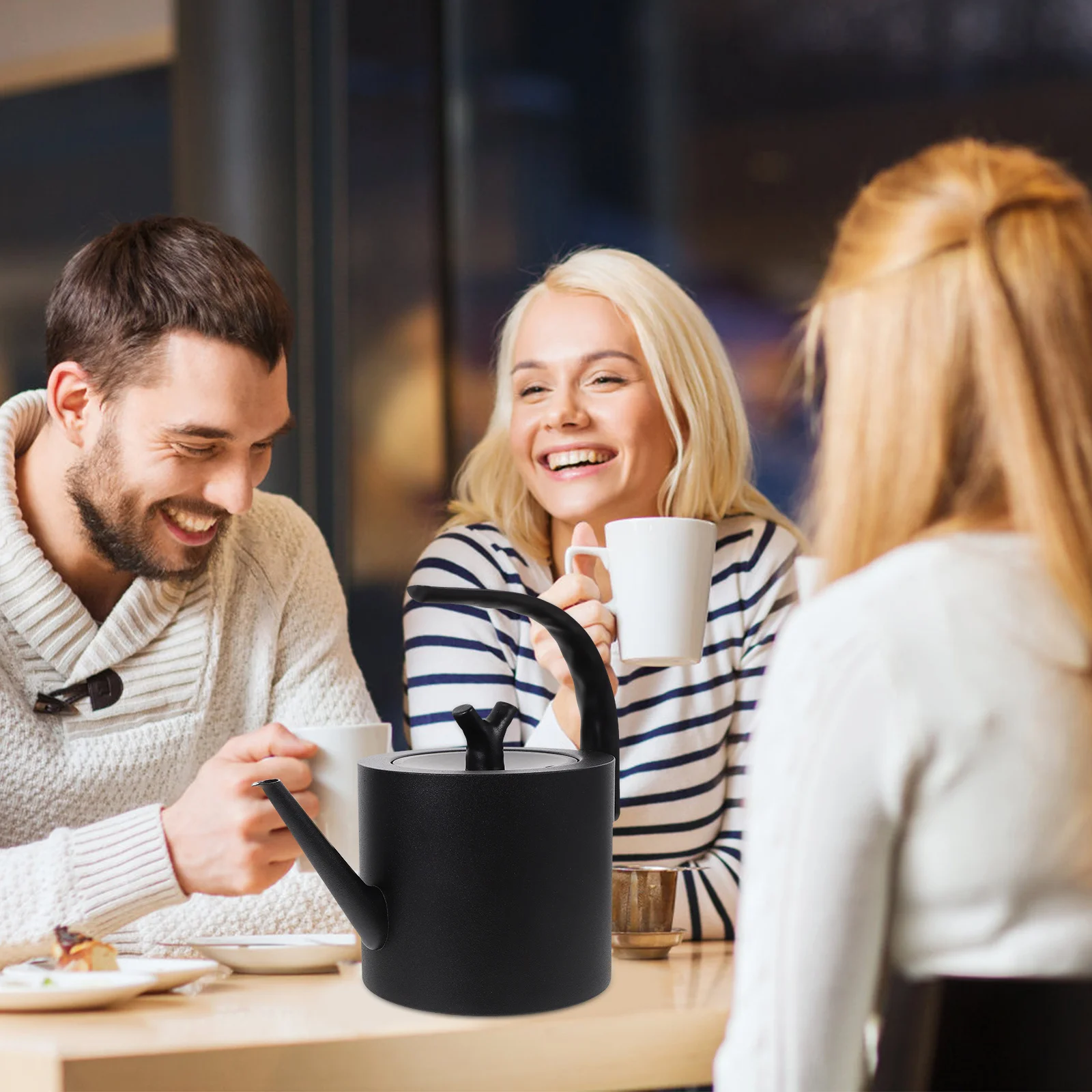 

Чайник из нержавеющей стали 1,5 л для кипячения воды, заваривания кофе и чая методом капельного заваривания, для домашней кухни, портативный, с ручкой