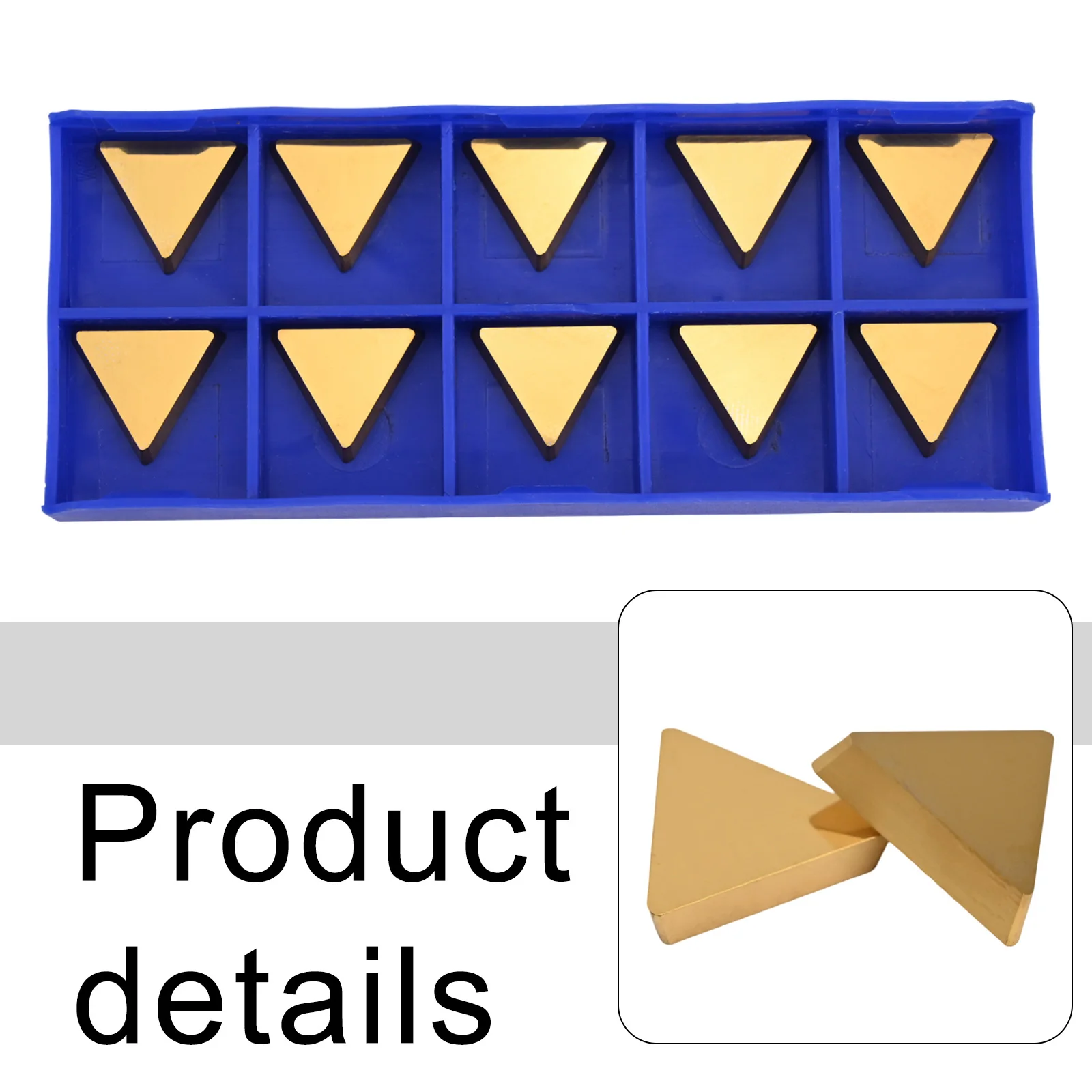 TPMR160304 YBC251 Carbide Turning Blade for CNC Lathe Insert Suitable for Various Machining Environments (10pcs)