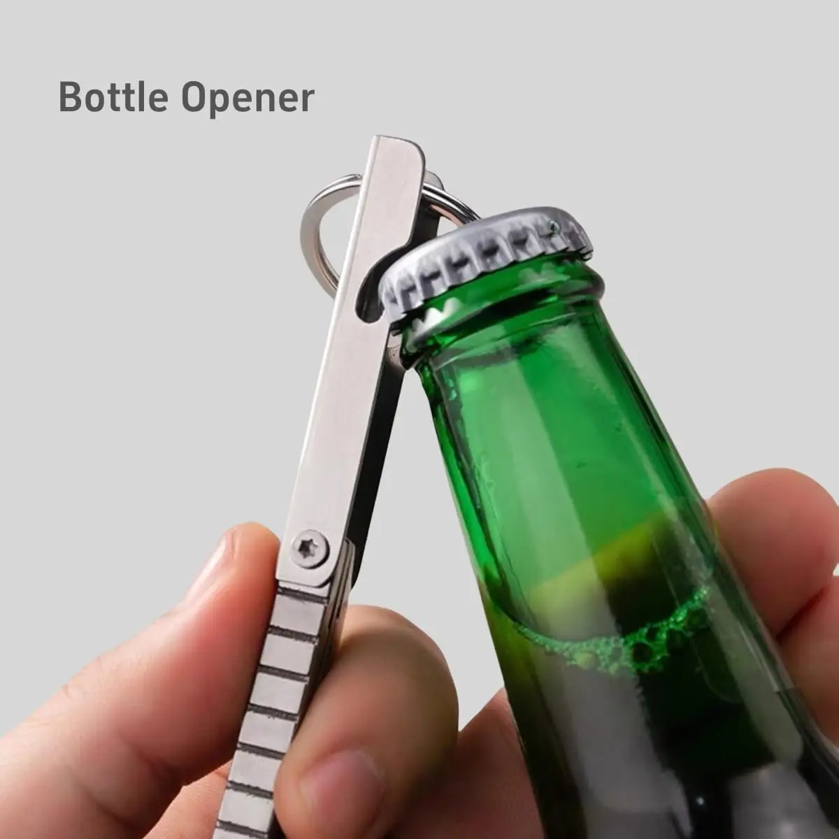 Portable Mini Stainless Steel Screwdriver Wrench Bottle Opener Combination Tool Set Outdoor Emergency EDC Repair Multitool - view 6