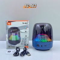 Hot Sale TG 463 Full Screen Acrylic RGB Wireless Speaker 5W Output Power Colorful Luminous BT Speaker Gift for Parties