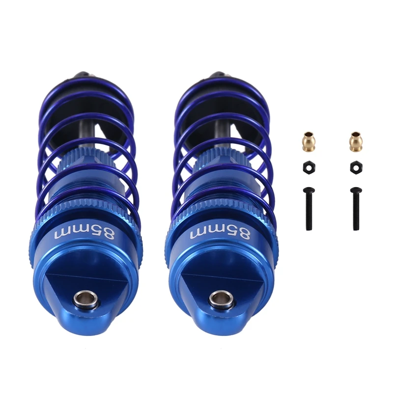 Oil Adjustable 85Mm Metal Shock Absorber Damper For 1/10 RC Buggy Truck Short Course Rally Car Monster Truck Parts Promotion