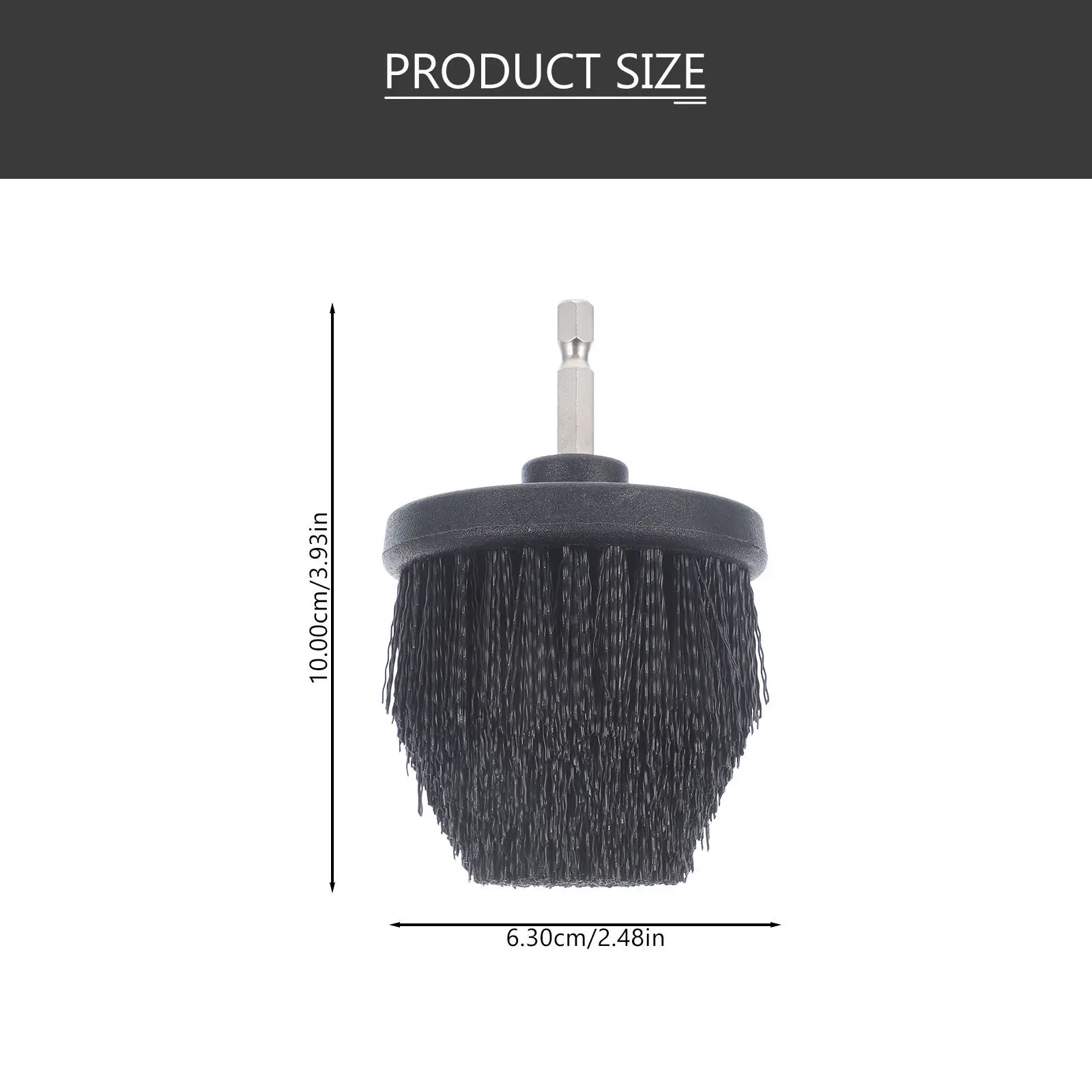 Drill Brush Attachment Heavy Duty Scrub Brush for Car Kitchen Bath Tile Drain Toilet Cleaning Power Drill for Cleaning