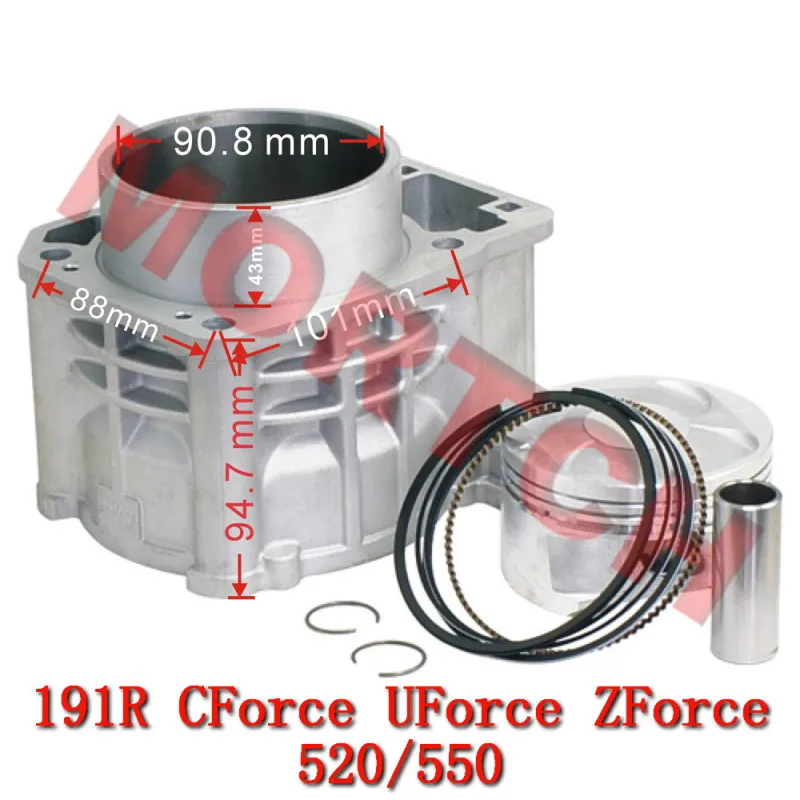 

Cylinder Assy Z5 0800-040001 0800-040002 0800-0400A0 0GR0-023100 For CFMoto CForce CF550