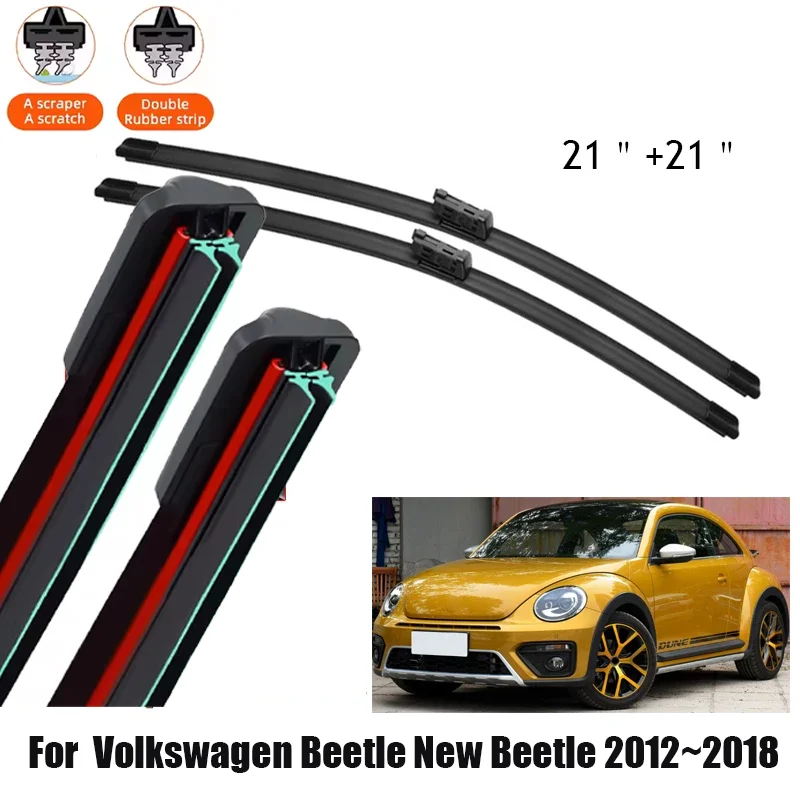 

Car Wiper Blade for Volkswagen VW Beetle New Beetle 2012~2018 Front Windscreen Windshield Wipers 2013 2014 2015 Car Accessories