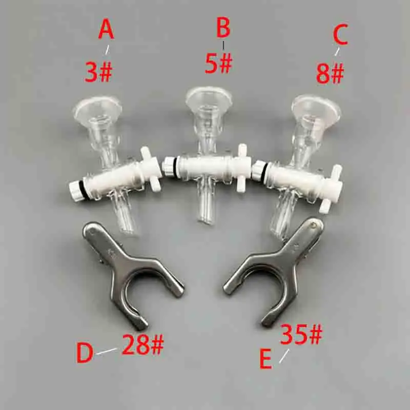 1pcs-glass-ball-mill-mouth-split-ptfe-valve-piston-35-20-ball-mill-fixed-clamp-stainless-steel-ball-mouth-clamp-valve
