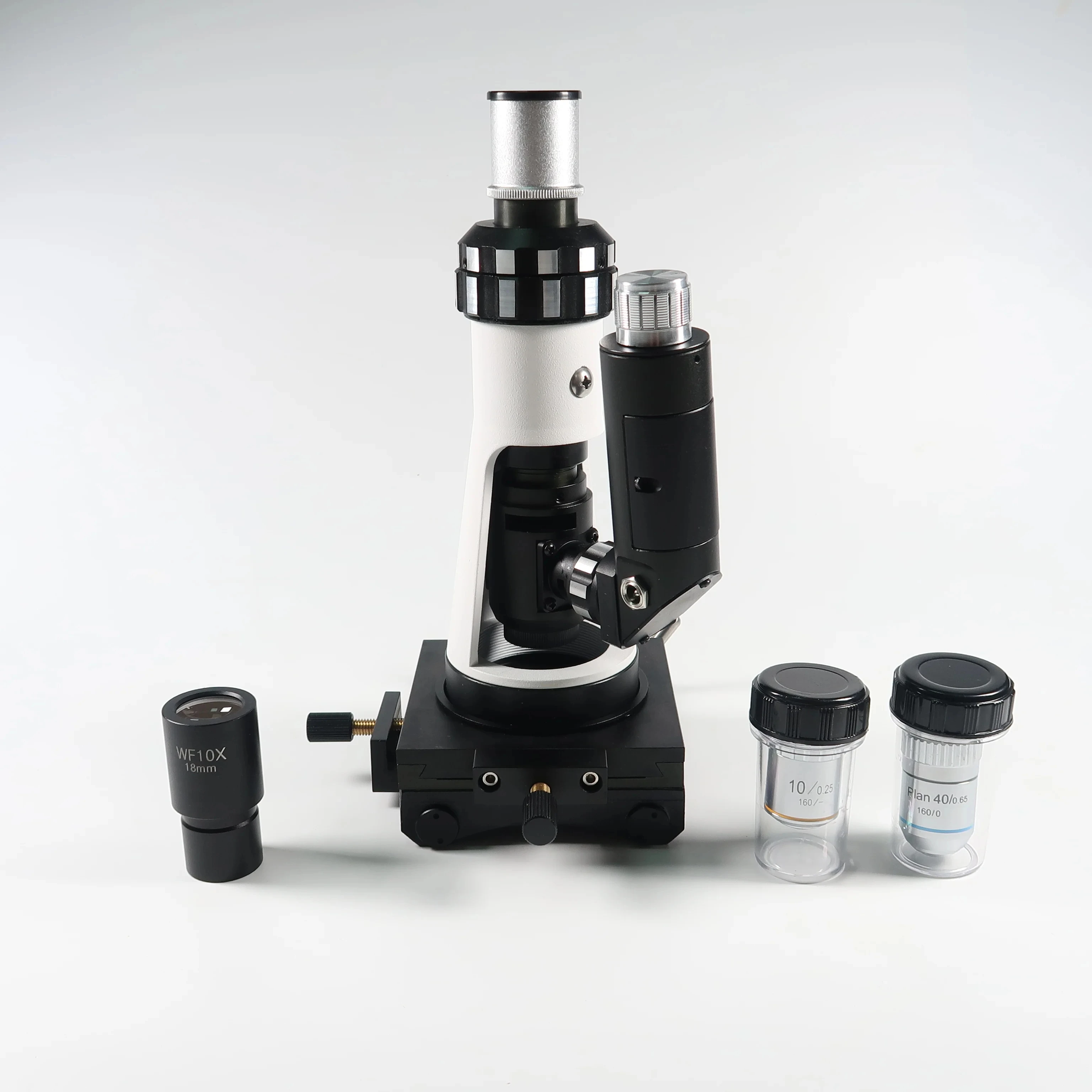 Polarizing Light Microscope Handheld Diagnostic Equipment Portable Metallographic Microscope with Magnetic Base Polarizer
