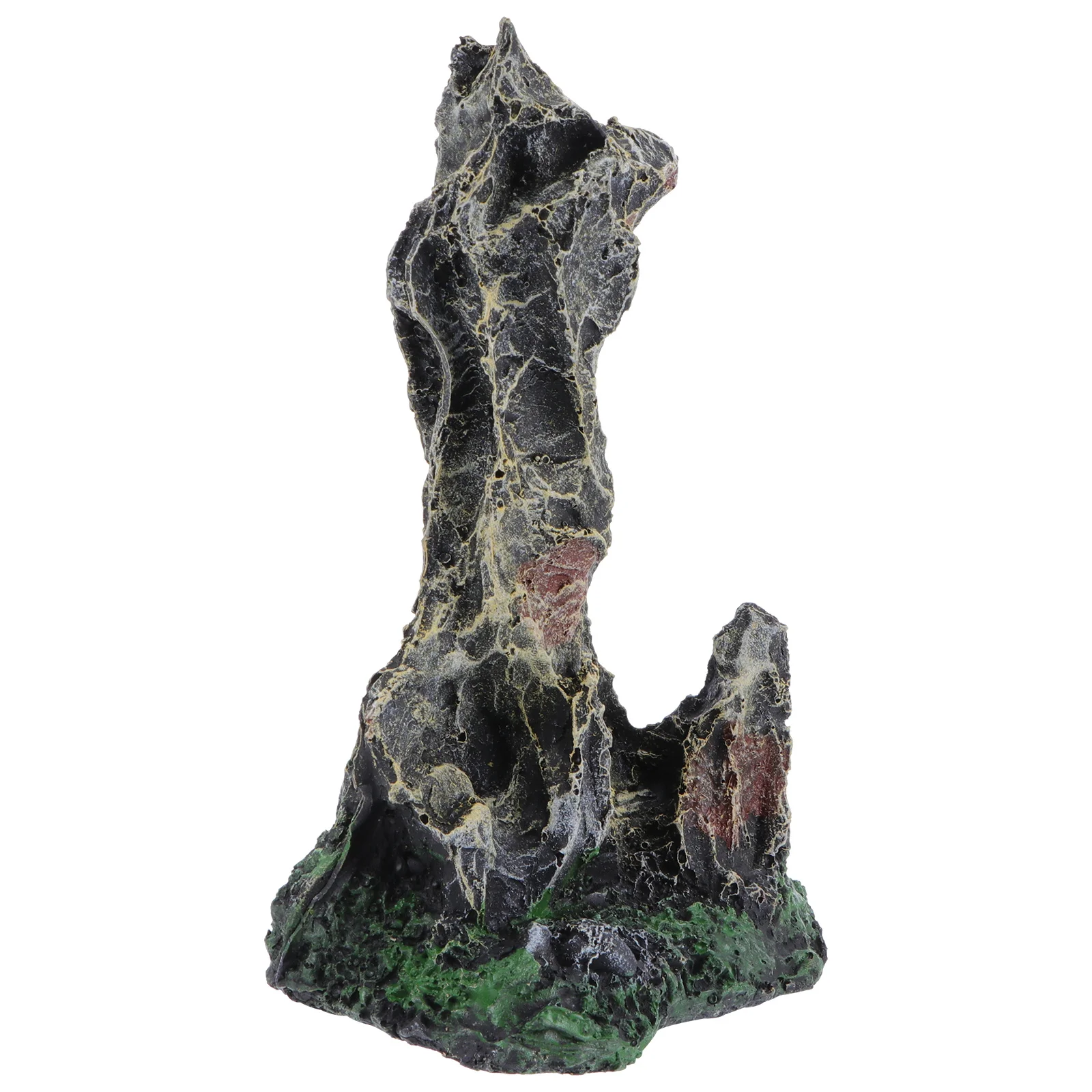 

Resin Rockery Mountain Decor for Aquarium Fish Tank Fresh Or Salt Water Safe Hiding Place Landscape Ornament Simulation View