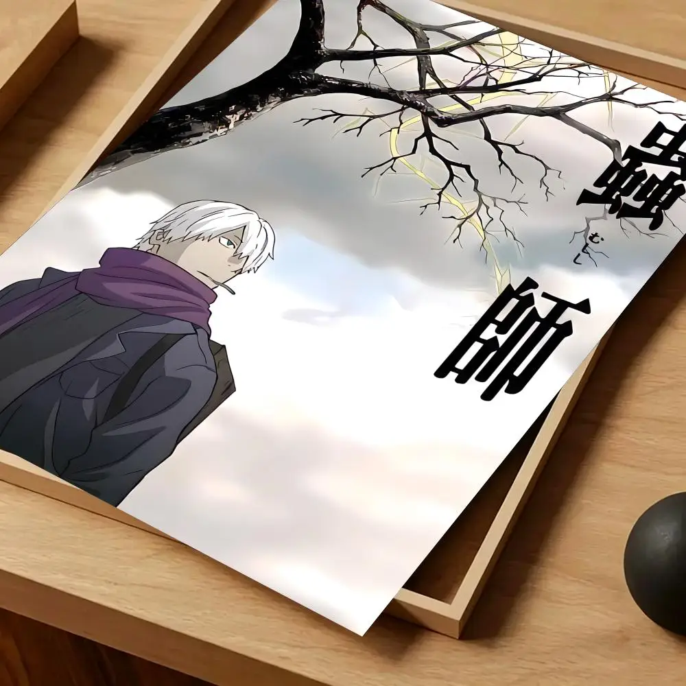 Anime M-Mushishi Poster Self-adhesive Art Waterproof Paper Sticker Coffee House Bar Room Wall Decor view 6