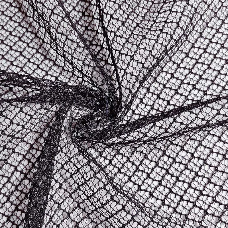 Sexy Grid Mesh Lace Fabric for Wedding Dress, Veil Gloves Accessories, DIY Trend, Dance Clothes Decoration, Sewing Material