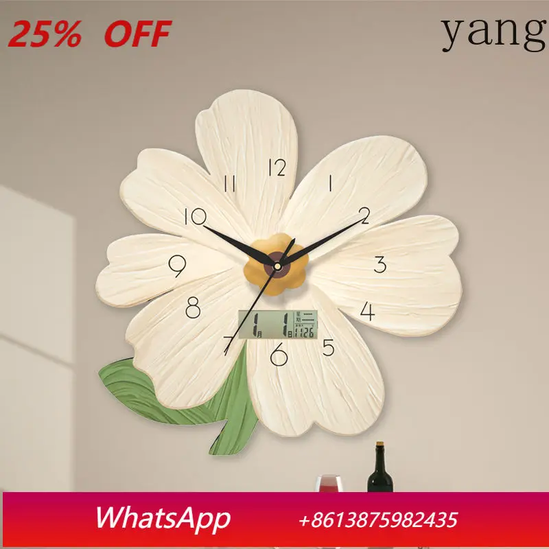 

LH Wall Silent Decorative Clock Perpetual Calendar Modern Stylish Quartz Clock Bedroom Hanging Clock