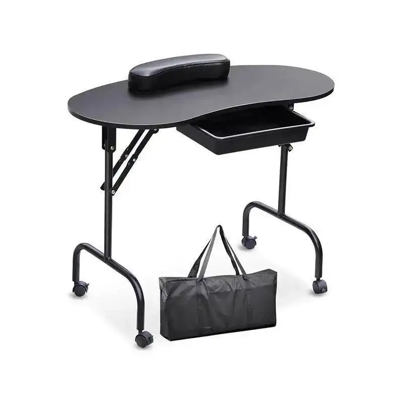 De Profesional Unique Storage Design Mesa Manicurista Slim Drawers Nail Modern Desk Elegant Desk With Nail Nail Salon Furniture