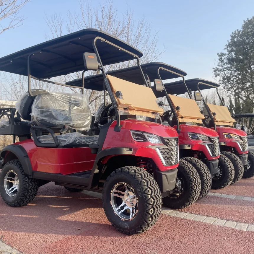 New Design 300CC Gasoline Golf Carts Golf Buggy Utility Hunting New Stylish Gas Or Battery Powered New Energy Electric Golf Cart