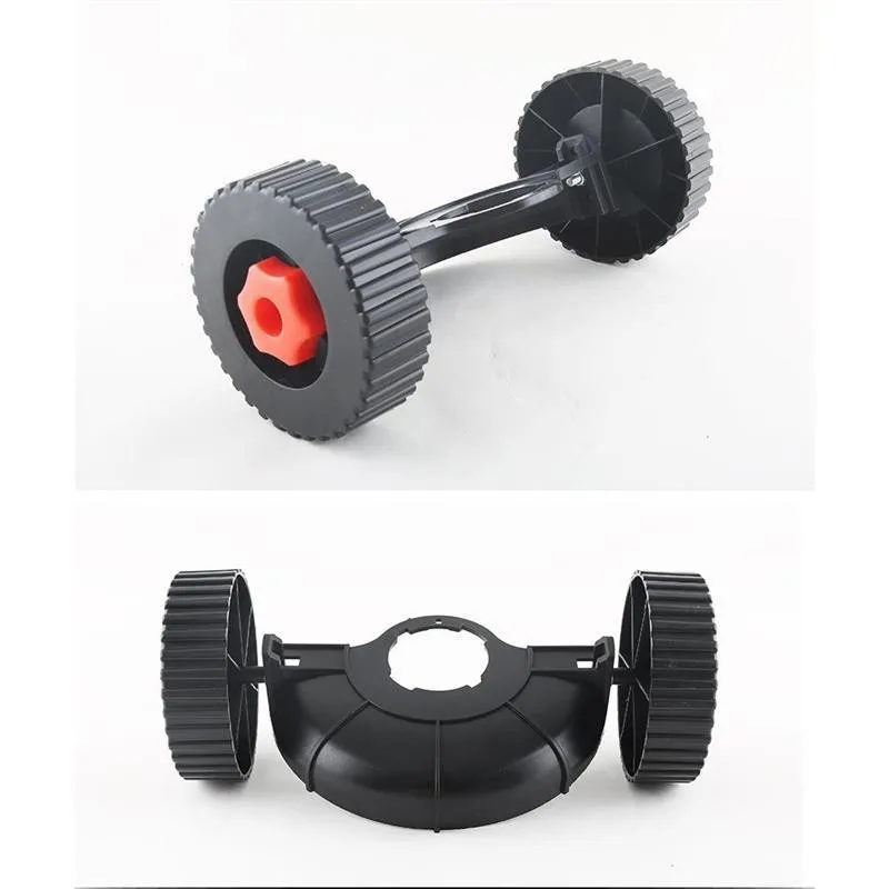 

Lawn Mower Auxiliary Wheel Adjustable Grass Trimmer Wheels Removable Weed Trimming Wheel Garden Guider Accessories