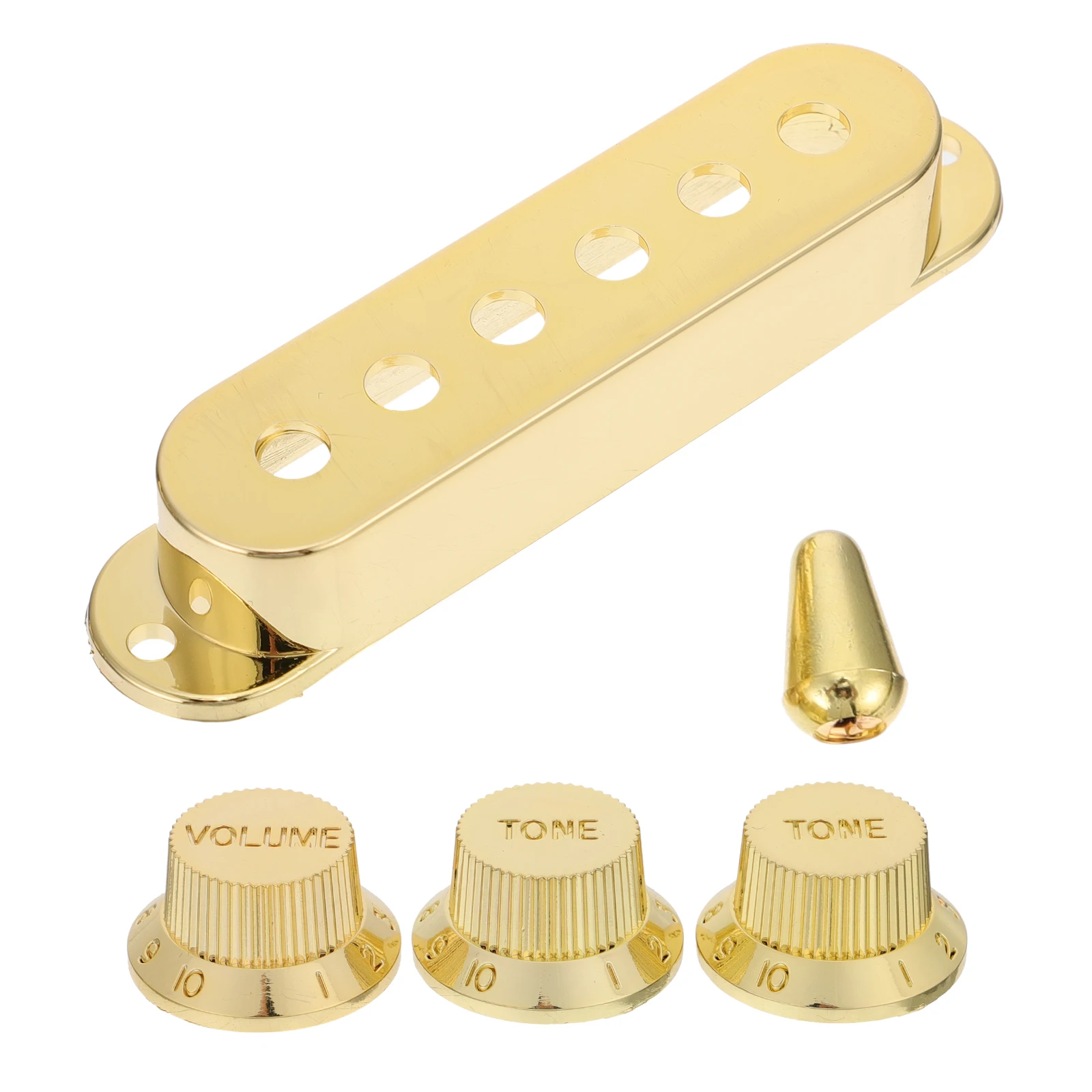 

7pcs Set Golden Durable Humbucker For Electric Bass Protectors Plastic Rust-Proof Stain-Resistant Guitar Accessories Parts