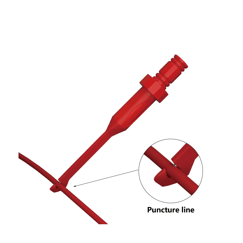 2개 정밀 백프로브 툴세트: ECU 진단용 비관통형 그리퍼가 있는 4mm 도금 바나나 커넥터