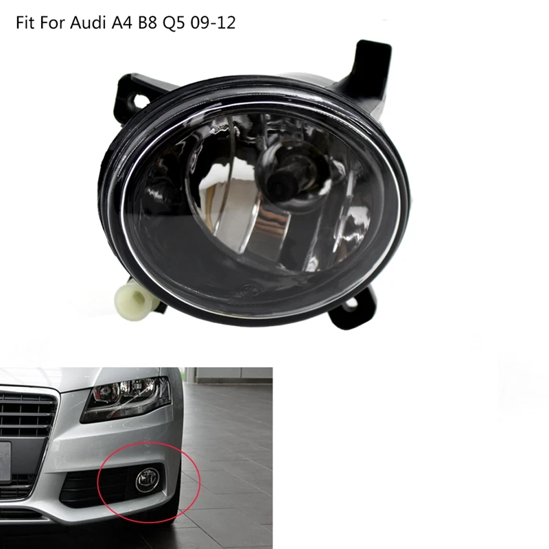 Lâmpada de luz de neblina dianteira esquerda adequada para Audi A4 B8 Q5 09-12 8T 0941699 B