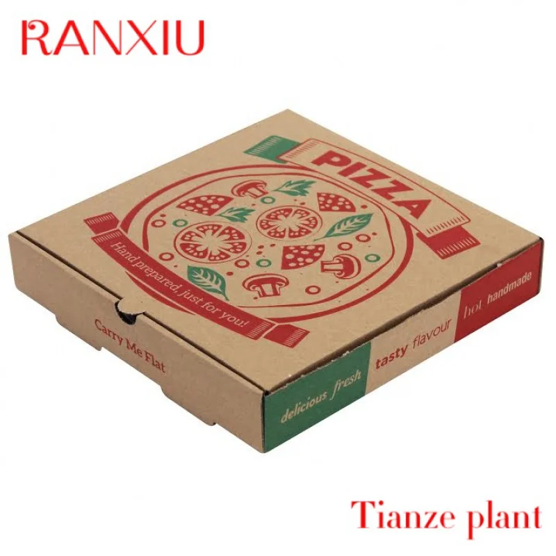 Caixa De Embalagem De Pizza, À Prova De Água, Alta Qualidade, Impressão Personalizada, Pizza Box Design