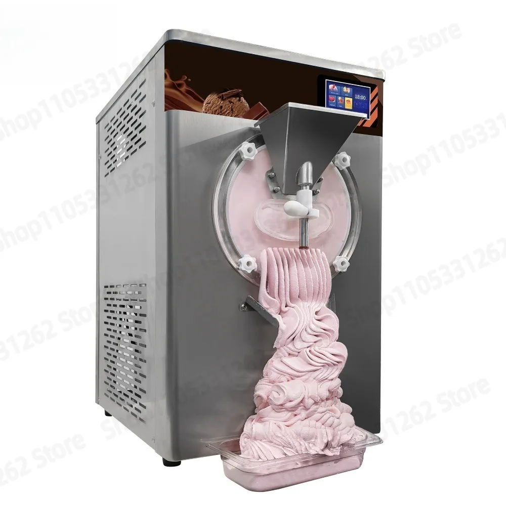 Machine à glace molle commerciale verticale à écran tactile 2+1 saveurs en acier inoxydable pour les boutiques de desserts et les équipements de café