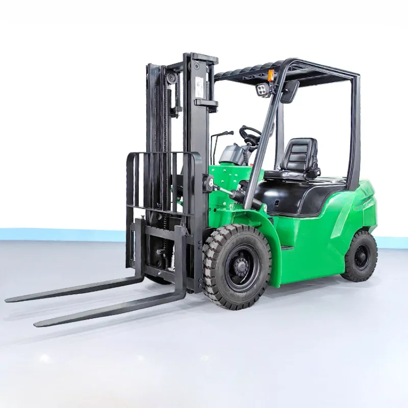 Seat-mounted new energy electric forklift hydraulic loading and unloading truck 2T3.5 tons stacker four-wheel lifting