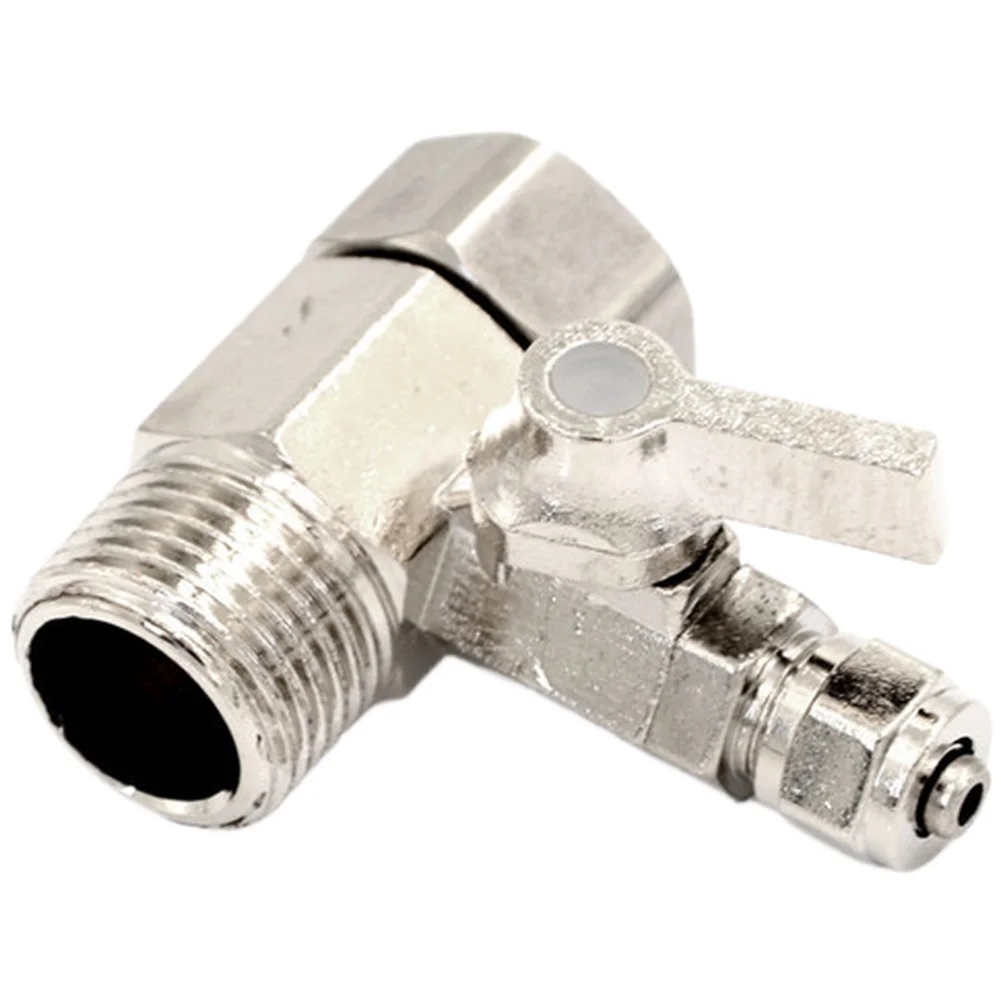 Three Way Ball Valve for Pure Water Inlet with Metal and Plastic Materials Supporting 4 Way to 2 Way Operation