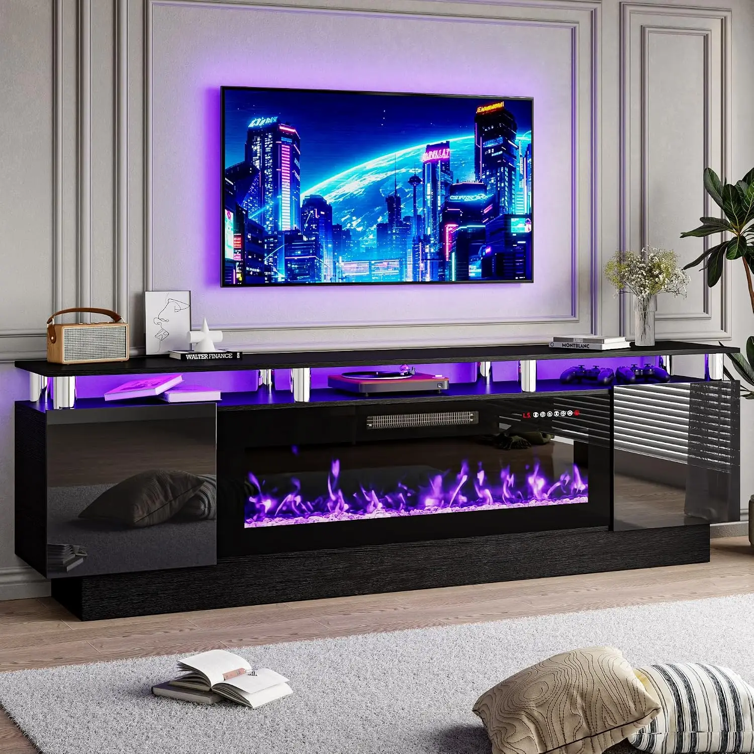 Fireplace TV Stand 40