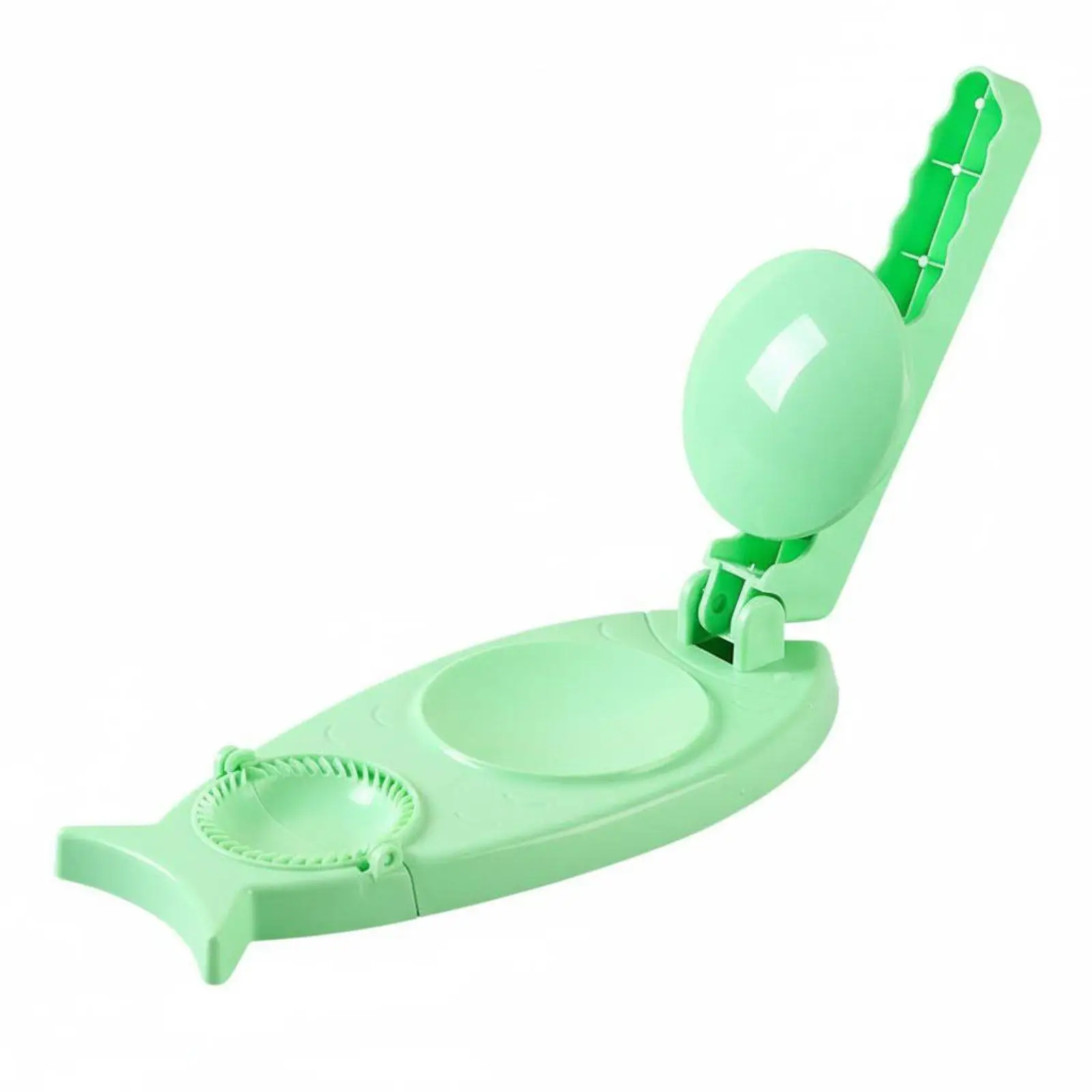 Multi Function Dumpling Press Former with Fish Aesthetic Manual Operation for Crafting Round Wrappers at Home