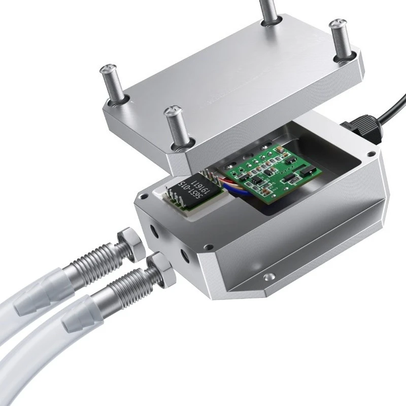 QDYF708 Digital Differential Pressure Sensor -100Kpa~100Kpa 4-20mA 0-10V Gas Wind Transmitter